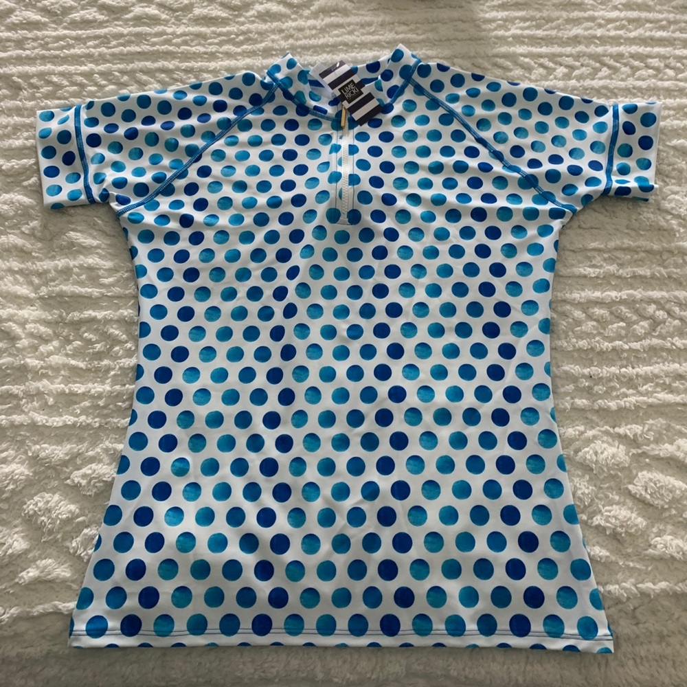 Lime Ricki Swim Top/Rash Guard